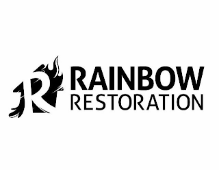 R RAINBOW RESTORATION logo