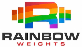 R RAINBOW WEIGHTS logo