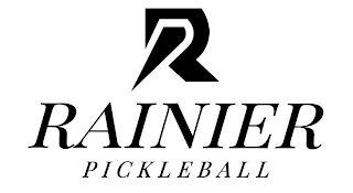 R RAINIER PICKLEBALL logo