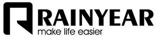R RAINYEAR MAKE LIFE EASIER logo