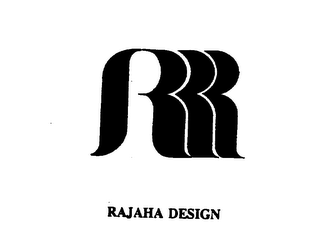 R RAJAHA DESIGN logo
