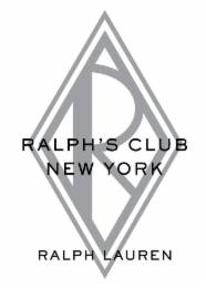 R RALPH'S CLUB NEW YORK RALPH LAUREN logo