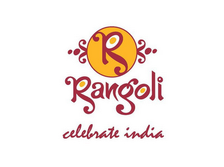 R RANGOLI CELEBRATE INDIA logo