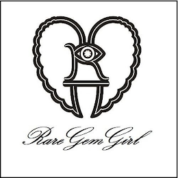 R RARE GEM GIRL logo