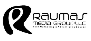 R RAUMAS MEDIA GROUP, LLC YOUR MARKETING & ADVERTISING SOURCE logo