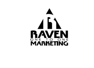 R RAVEN ONE TO ONE MARKETING logo