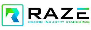 R RAZE RAZING INDUSTRY STANDARDS logo