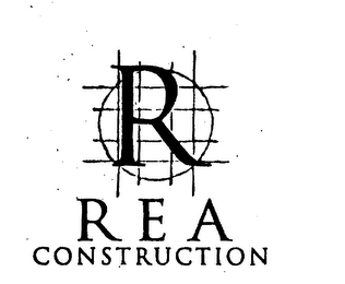 R REA CONSTRUCTION logo