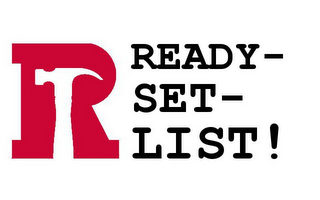 R READY SET LIST logo