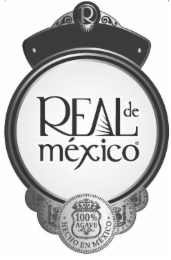 R REAL DE MEXICO 100% AGAVE HECHO EN MEXICO logo