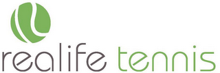 R REALIFE TENNIS logo