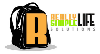 R REALLY SIMPLE LIFE SOLUTIONS logo