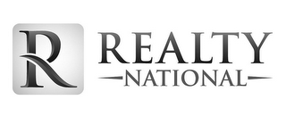 R REALTY NATIONAL logo