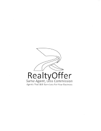 R REALTY OFFER SAME AGENT, LESS COMMISSION AGENTS THAT WILL EARN LESS FOR YOUR BUSINESS logo