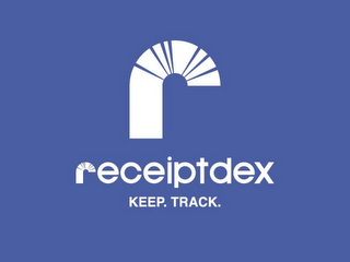 R RECEIPTDEX KEEP. TRACK. logo