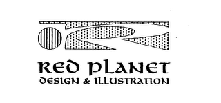 R RED PLANET DESIGN & ILLUSTRATION logo