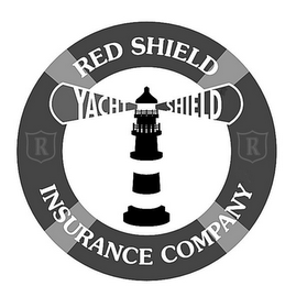 R RED SHIELD R INSURANCE COMPANY YACHT SHIELD logo
