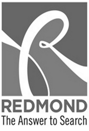 R REDMOND THE ANSWER TO SEARCH logo