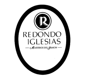 R REDONDO IGLESIAS MAESTROS DEL JAMON logo