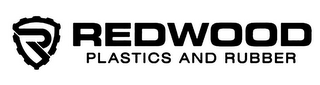 R REDWOOD PLASTICS AND RUBBER logo