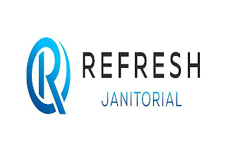 R REFRESH JANITORIAL logo