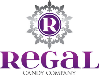 R REGAL CANDY COMPANY logo