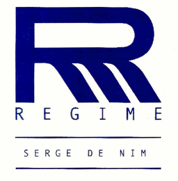 R REGIME SERGE DE NIM logo