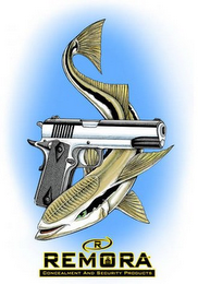 R REMORA CONCEALMENT AND SECURITY PRODUCTS logo