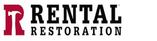 R RENTAL RESTORATION logo