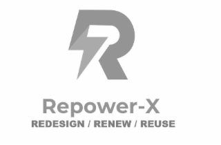 R REPOWER-X REDESIGN / RENEW /REUSE logo