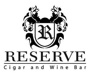 R RESERVE CIGAR AND WINE BAR logo