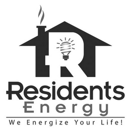R RESIDENTS E N E R G Y W E E N E R G I Z E Y O U R L I F E ! logo