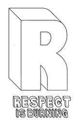 R RESPECT IS BURNING logo