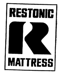 R RESTONIC MATTRESS logo