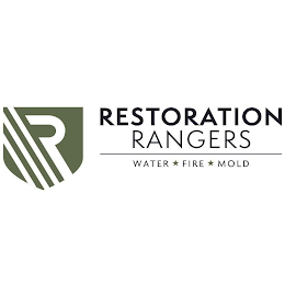R RESTORATION RANGERS WATER FIRE MOLD logo