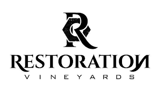 R RESTORATION VINEYARDS logo