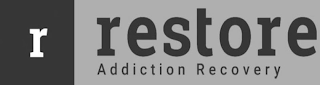 R RESTORE ADDICTION RECOVERY logo