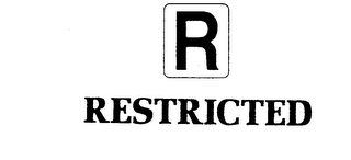 R RESTRICTED logo