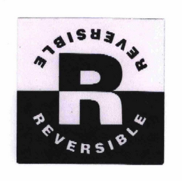 R REVERSIBLE REVERSIBLE logo