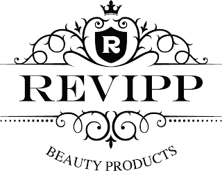R REVIPP BEAUTY PRODUCTS logo
