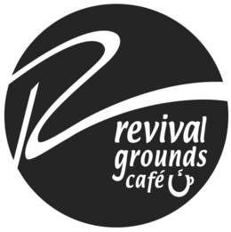 R REVIVAL GROUNDS CAFÉ logo
