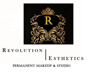 R REVOLUTION ESTHETICS PERMANENT MAKEUP & STUDIO logo
