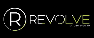 R REVOLVE DIFFERENT BY DESIGN logo
