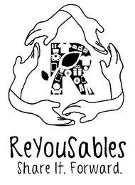 R REYOUSABLES SHARE IT. FORWARD. logo
