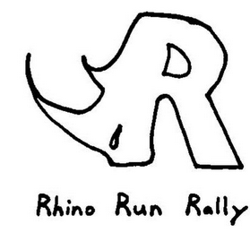 R RHINO RUN RALLY logo