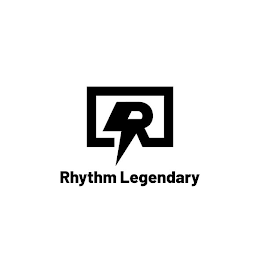 R RHYTHM LEGENDARY logo