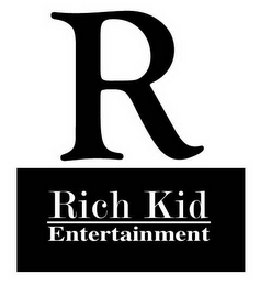 R RICH KID ENTERTAINMENT logo