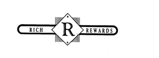 R RICH REWARDS logo