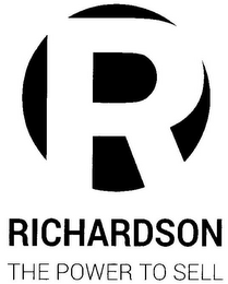 R RICHARDSON THE POWER TO SELL logo