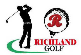 R RICHLAND GOLF logo